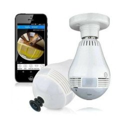 Câmera Lampada 360º Wifi 