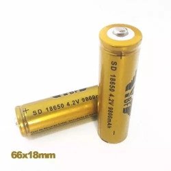 Bateria 18650 9800mah 4.2v Para Lanterna Tática Led vape