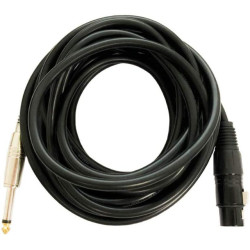 Cabo Para Microfone P10 Mono Xlr Fêmea 5 Metros wss