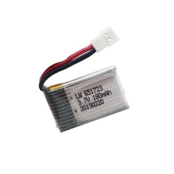 Bateria para drone h8 mini lw 651723 3.7v 180mah lacrada