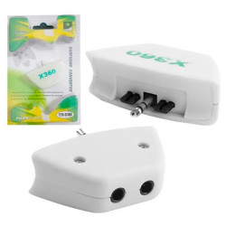 Conversor De Fone E Microfone Para Xbox 360
