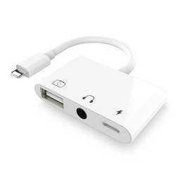 Adaptador lightning 3 em 1