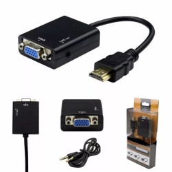 Cabo adaptador hdmi para vga 