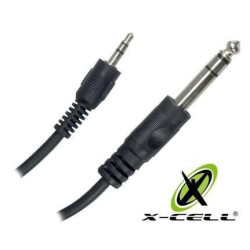 Cabo p2 x p10 stereo 10 metros x cell