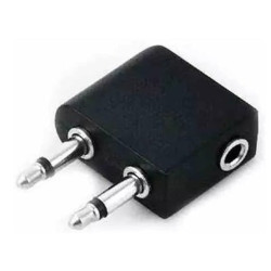 Plug Adaptador P2 - 2 Machos P/ 1 Fêmea