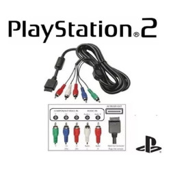 Cabo de vídeo componente para PS2 e PS3 - 5 RCA