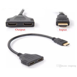 Cabo hdmi splitter divisor HDMI 1 x 2