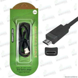 Cabo micro usb turbo v 8 25w preto
