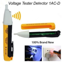 Caneta Detectora De Energia Voltímetro Teste Tensão Sonora AC 90-1000V