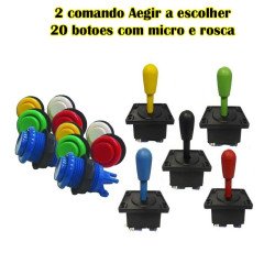 16 botoes 2 manche eletromatic